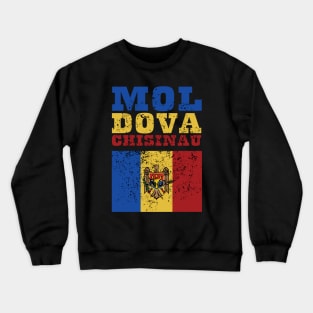 Flag of Moldova Crewneck Sweatshirt